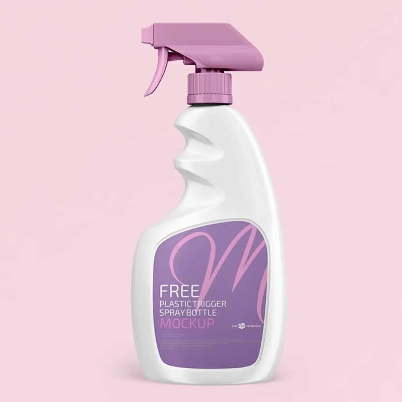 Download Free PSD Plastic Trigger Spray Bottle Mockup Template » CSS Author