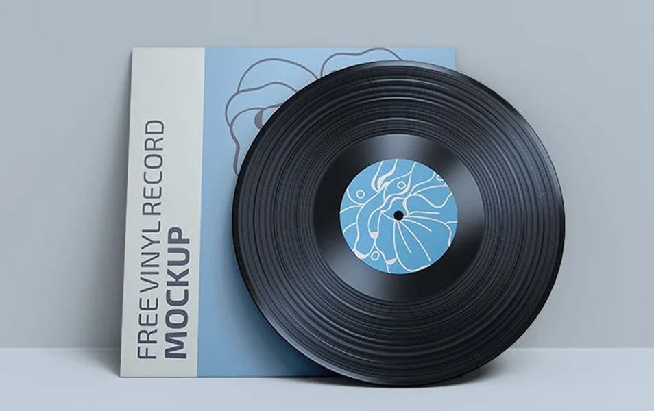 Free PSD Vinyl Record Mockup Template » CSS Author