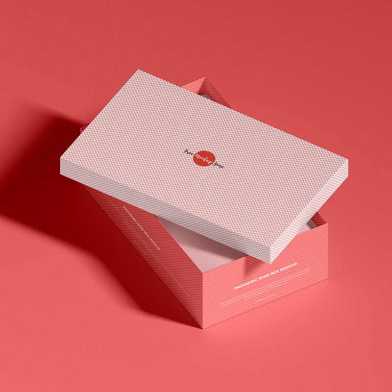 Free Packaging Shoe Box Mockup » CSS Author
