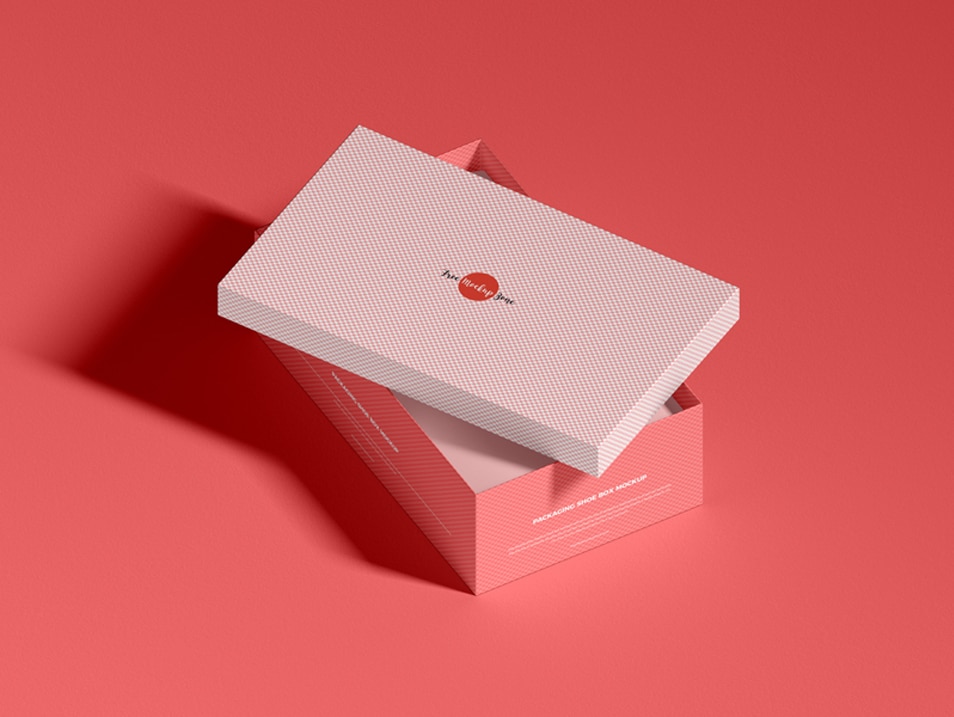 Download Free Packaging Shoe Box Mockup » CSS Author