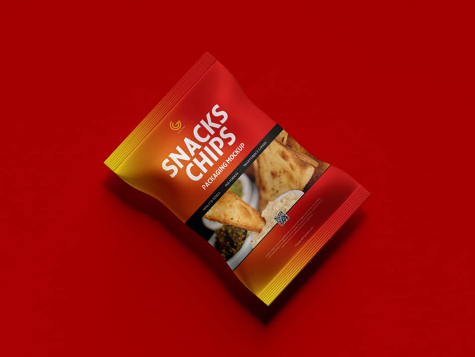 Download Free Snacks Chips Packaging Mockup » CSS Author