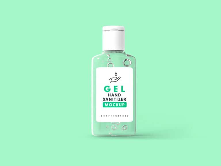 Download Hand Sanitizer Bottle Mockup » CSS Author