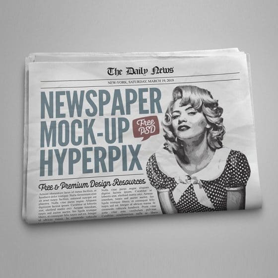 Download 25 Best Free Newspaper Mockup Templates Css Author