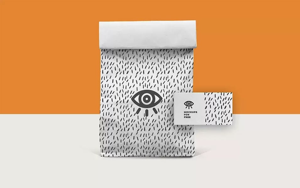 White Paper Bag Packaging Mockup » CSS Author