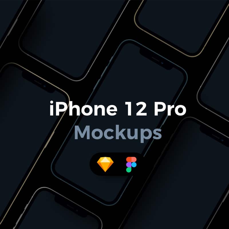 IPhone 12 Pro Mockups For Sketch & Figma » CSS Author