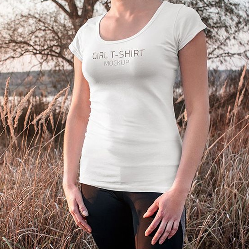 5 Free Girl T-Shirt MockUps » CSS Author