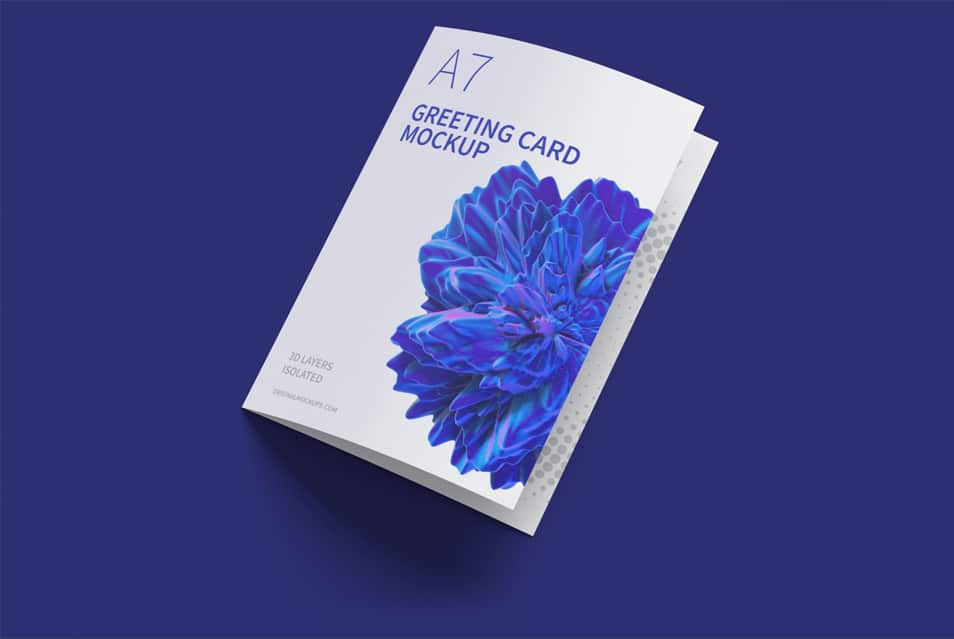 Download A7 Greeting Card Mockup » CSS Author
