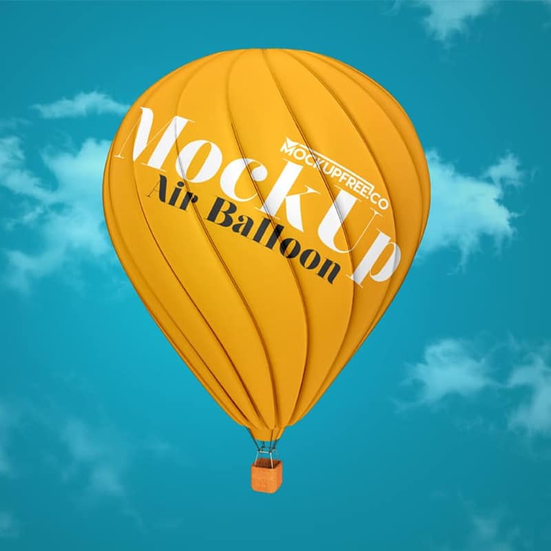 Download Air Balloon Free PSD Mockup » CSS Author