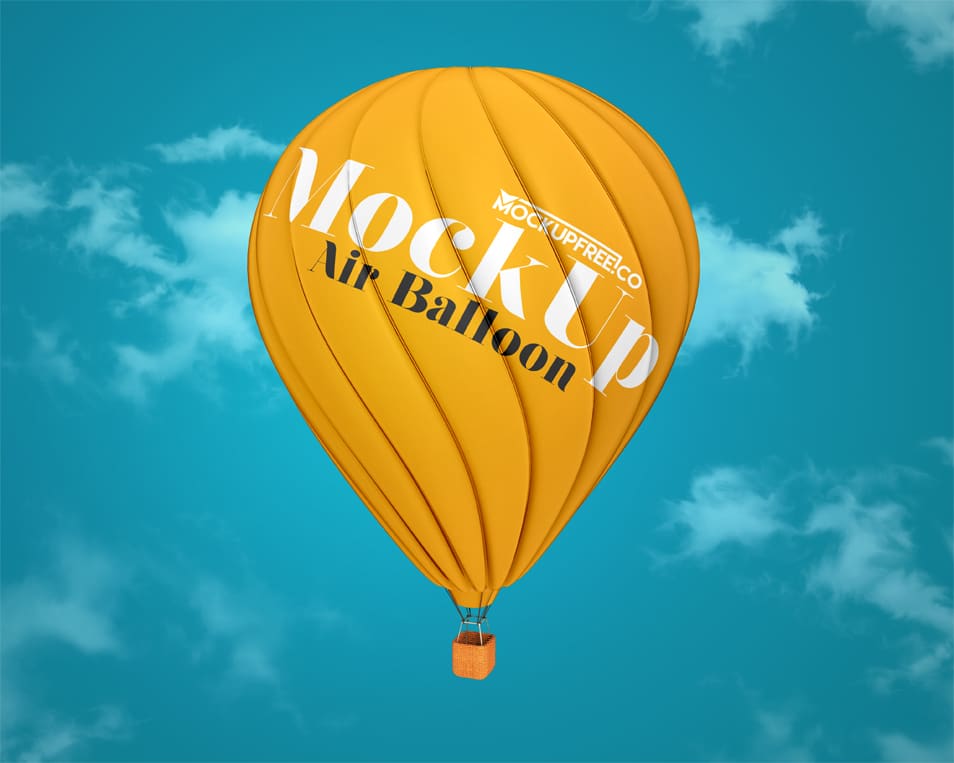 Download Air Balloon Free PSD Mockup » CSS Author