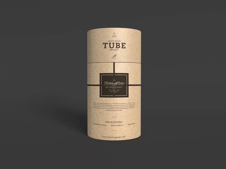 Download Craft Paper Tube Mockup Css Author