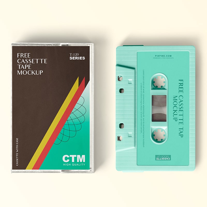 Download Free Cassette Tape Mockup » CSS Author