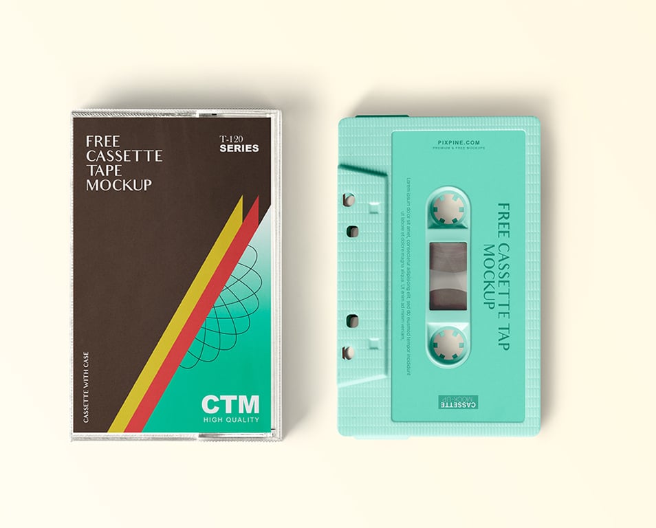 Download Free Cassette Tape Mockup » CSS Author