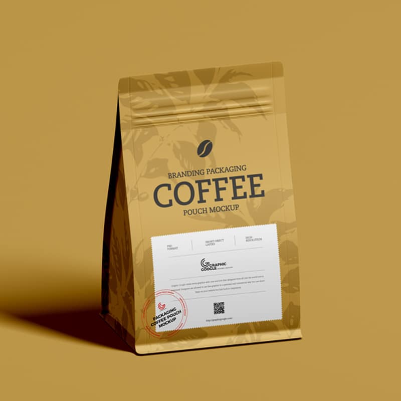 Download Free Coffee Branding Packaging Pouch Mockup » CSS Author
