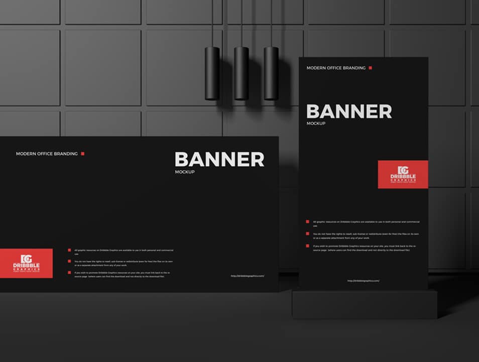 Download Free Modern Office Branding Banner Mockup » CSS Author