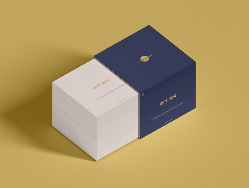 Download Free Slide Gift Box Mockup » CSS Author
