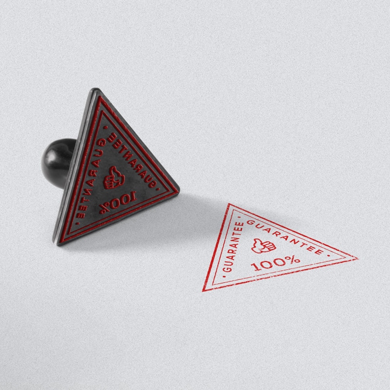 Download Free Triangle Rubber Stamp Mockup PSD » CSS Author