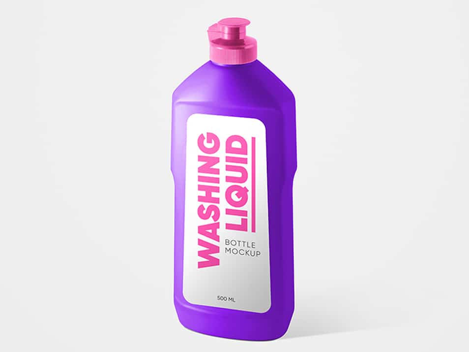 Download Free Washing Liquid Bottle Mockup Set » CSS Author