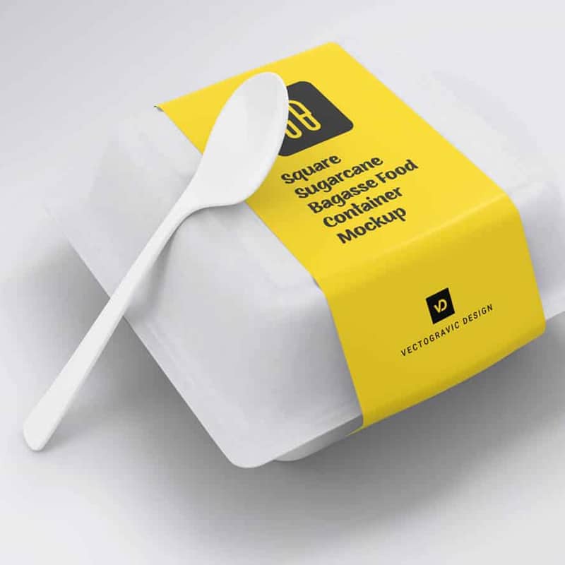 Download Square Sugarcane Bagasse Food Container Free Mockups » CSS ...