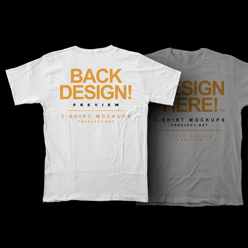 Download T-Shirt Mockups Design PSD » CSS Author