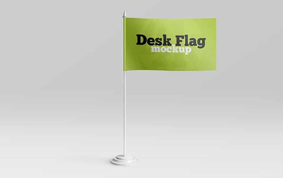 Download 2 Free Desk Flag Mockups » CSS Author