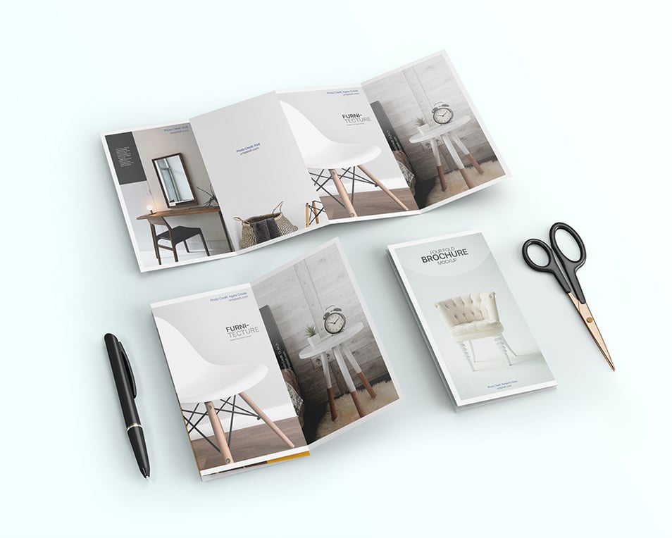 Download Free 4 Fold Brochure Mockup » CSS Author