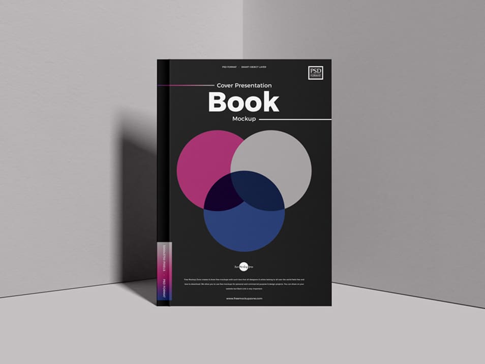 Download Free Cover Presentation PSD Book Mockup » CSS Author