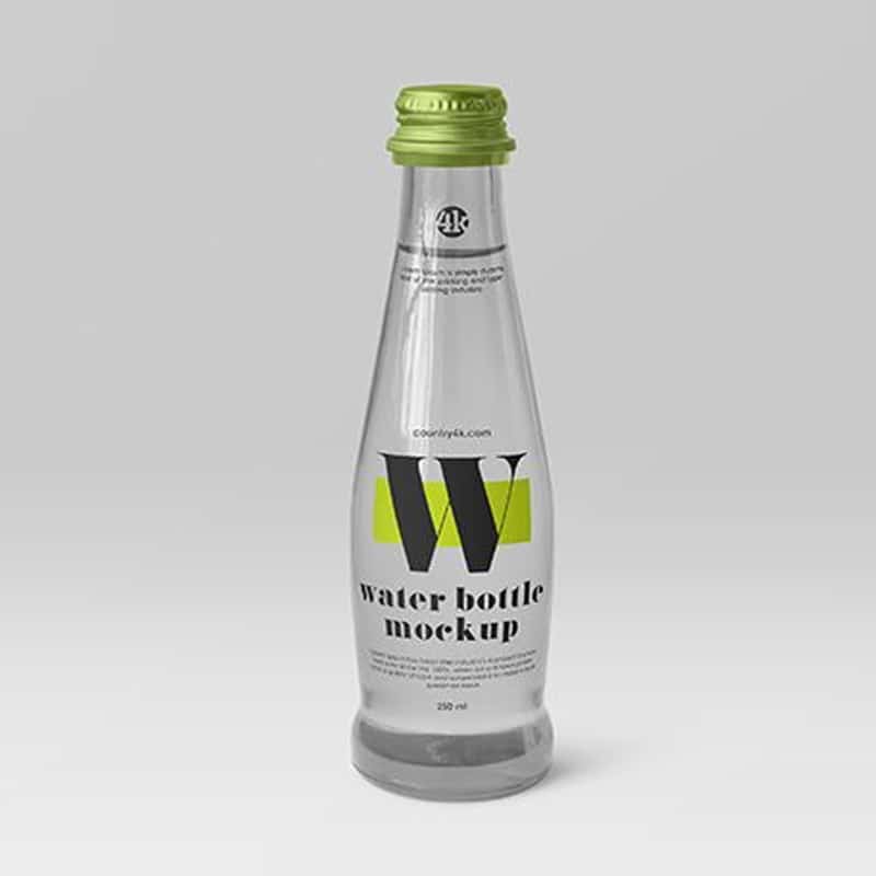 Download Free Glass Water Bottle Mockup » CSS Author
