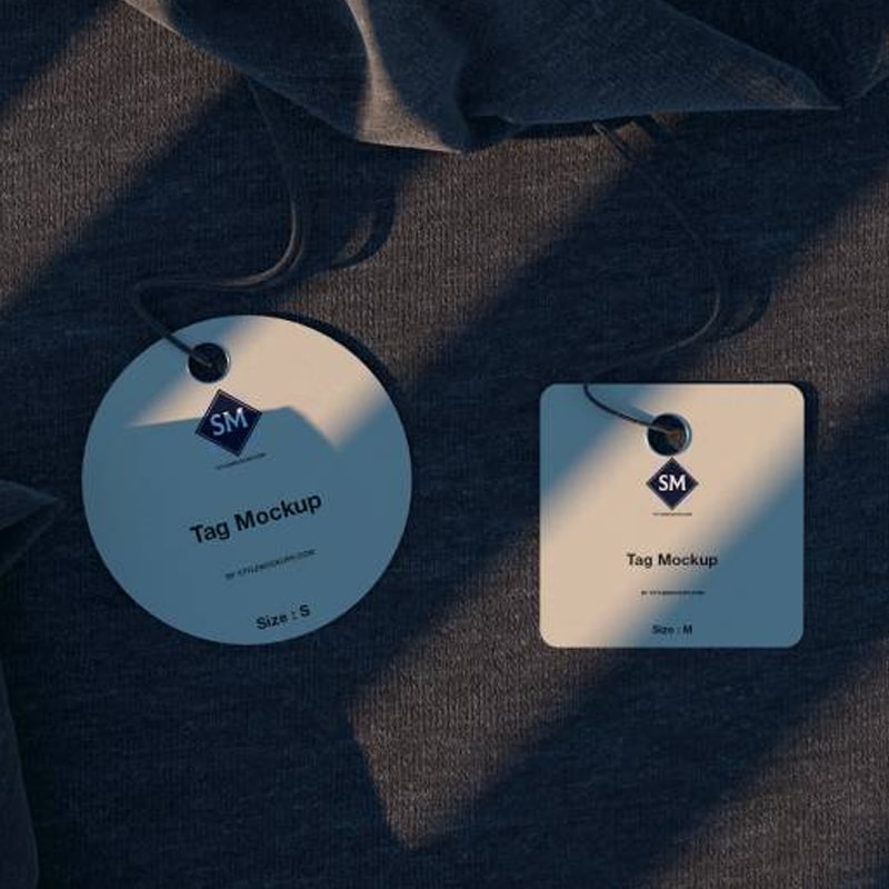 Download Free Hang Tag Mockup » CSS Author