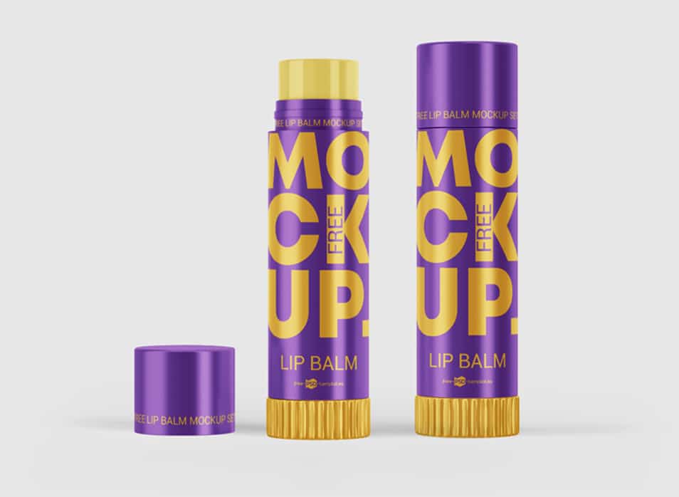 Download Free Lip Balm Mockup Set Template » CSS Author