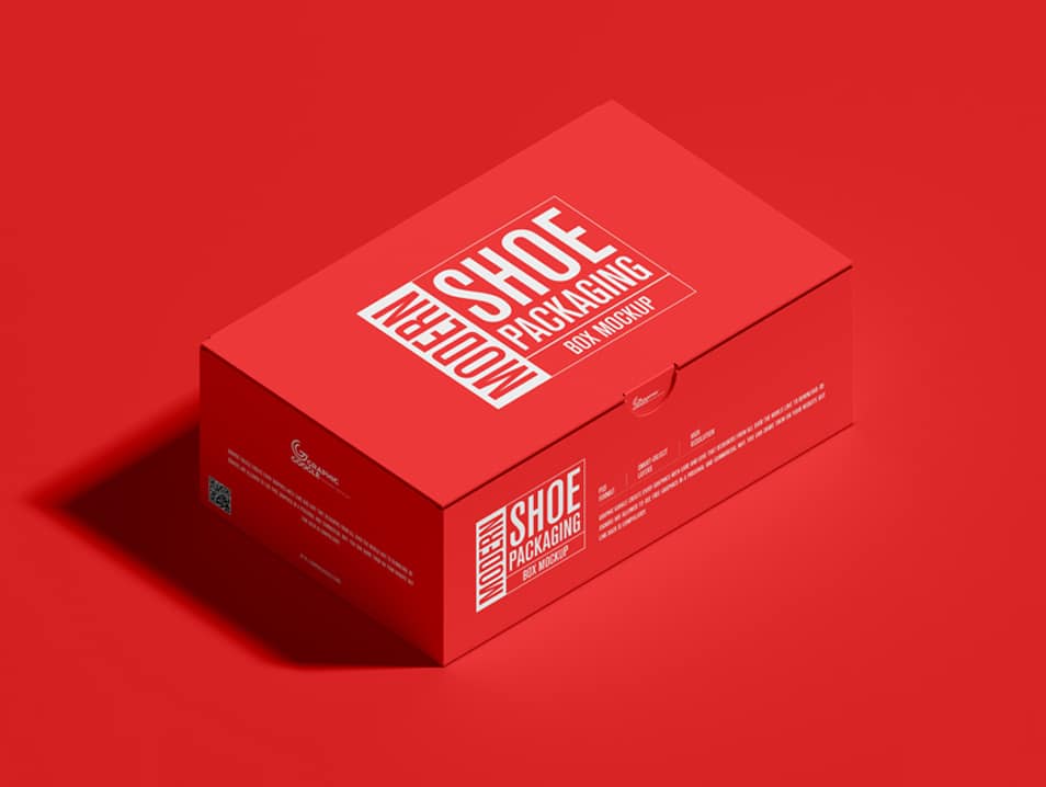 Download Free Modern Shoe Packaging Box Mockup PSD » CSS Author