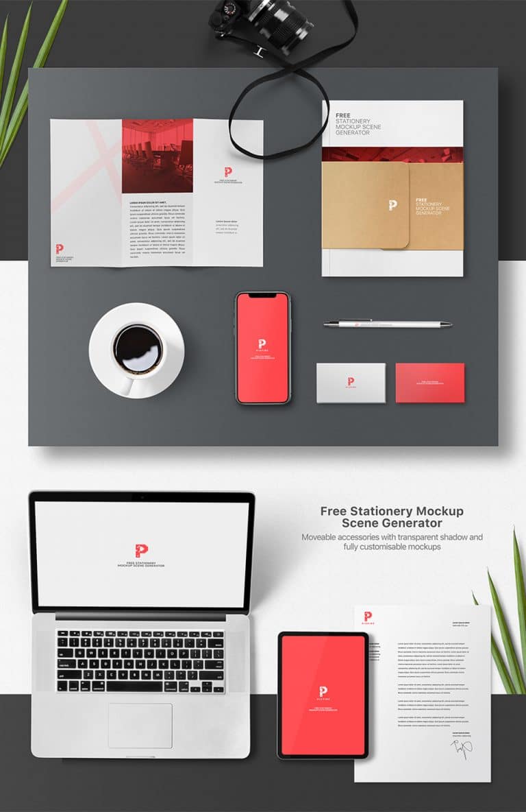 Download Free Stationery Mockup Scene Generator » CSS Author