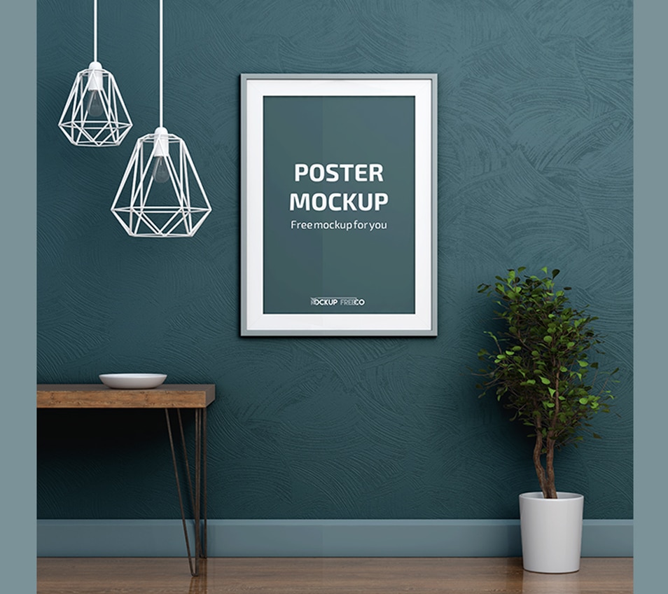 Download Interior Poster Free PSD Mockup » CSS Author