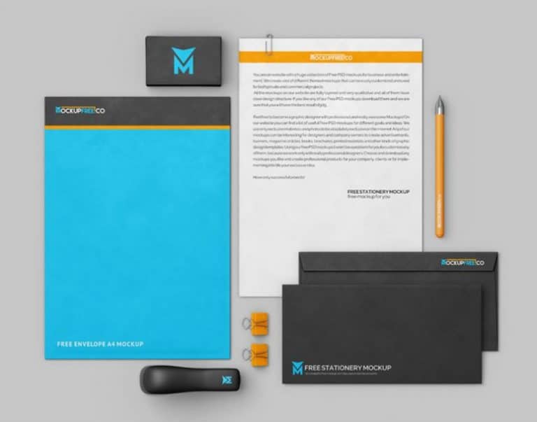 Download Stationery Scene Creator Free PSD Mockup » CSS Author