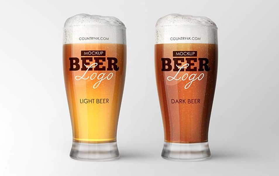 Download Free Beer Glass Mockup » CSS Author