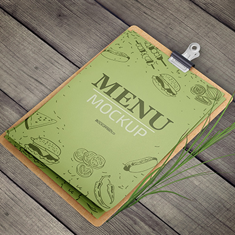 Download Free Menu Mockup In PSD » CSS Author