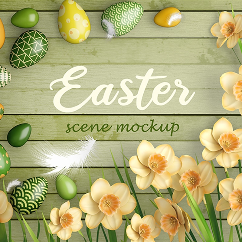 3777+ Easter Mockup Psd