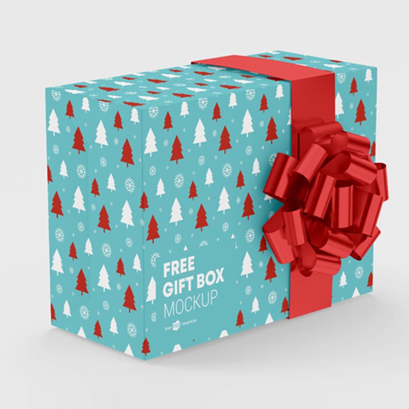 Download Free PSD Gift Box Mockup Set » CSS Author