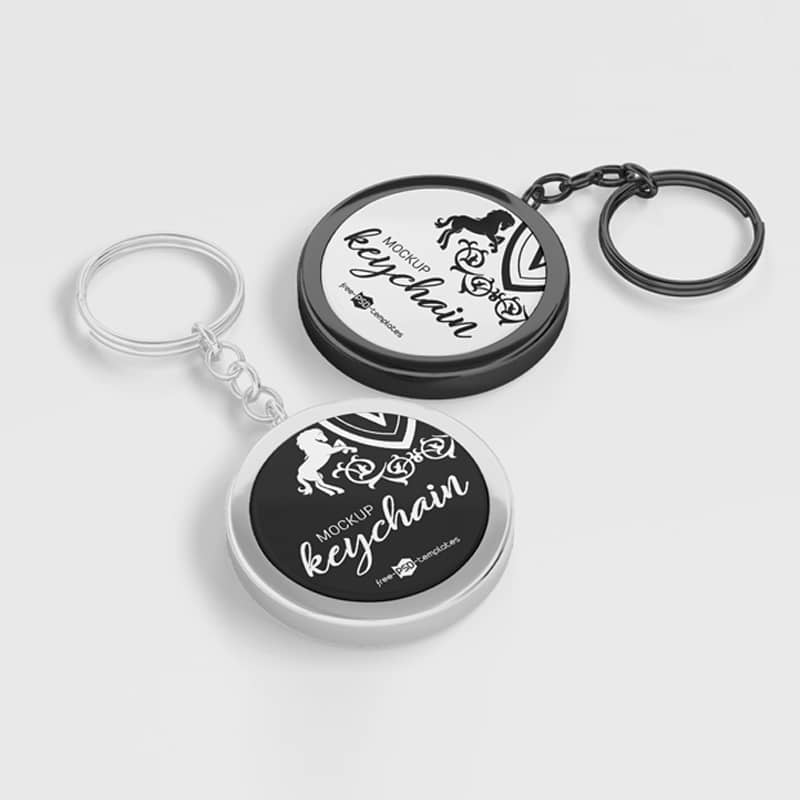 Download Free PSD Keychain Mockup Set » CSS Author