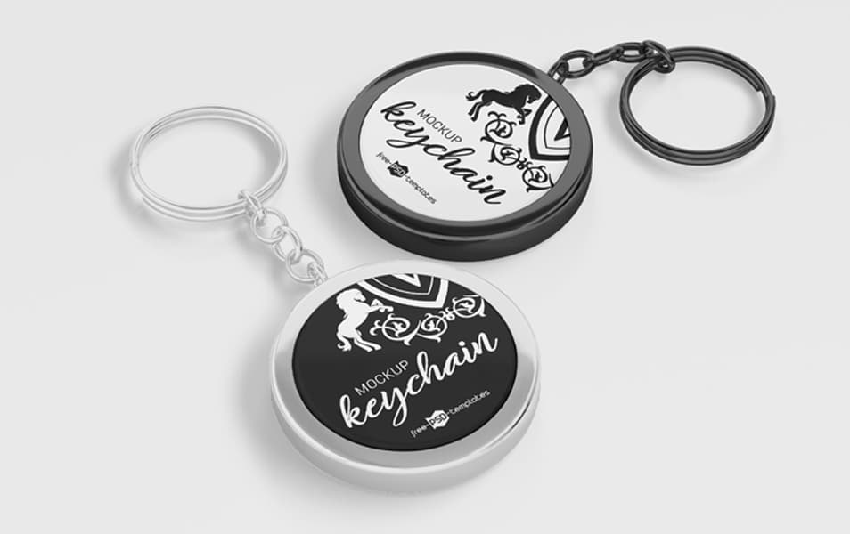 Download Free PSD Keychain Mockup Set » CSS Author
