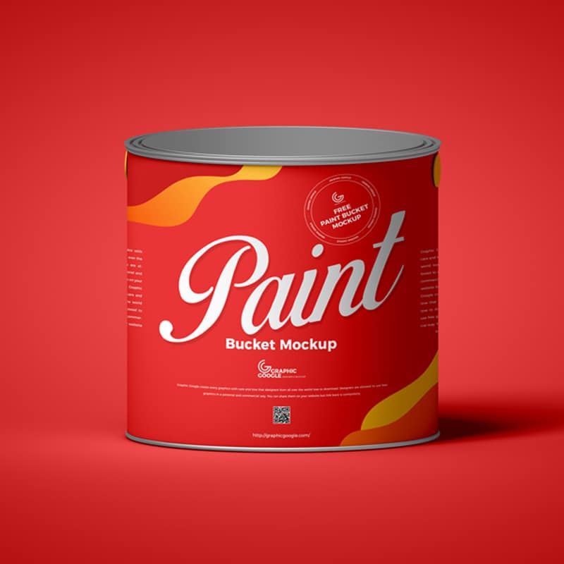 Download Free Paint Bucket Mockup Css Author