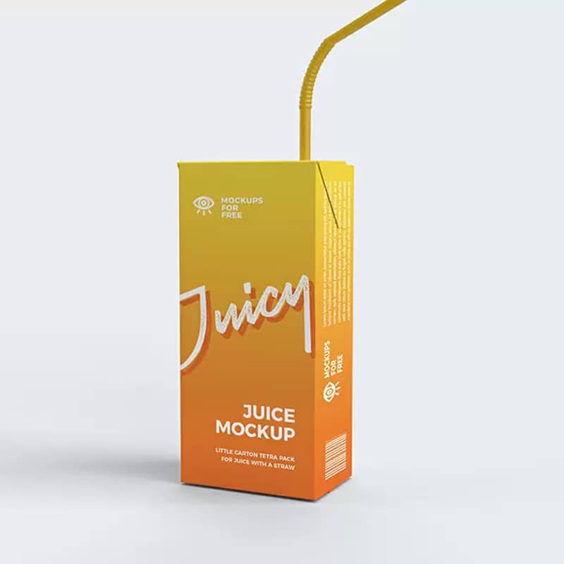Juice Tetra Pack Mockup » CSS Author