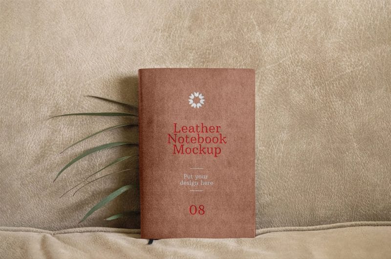 Download Leather Notebook Mockup » CSS Author