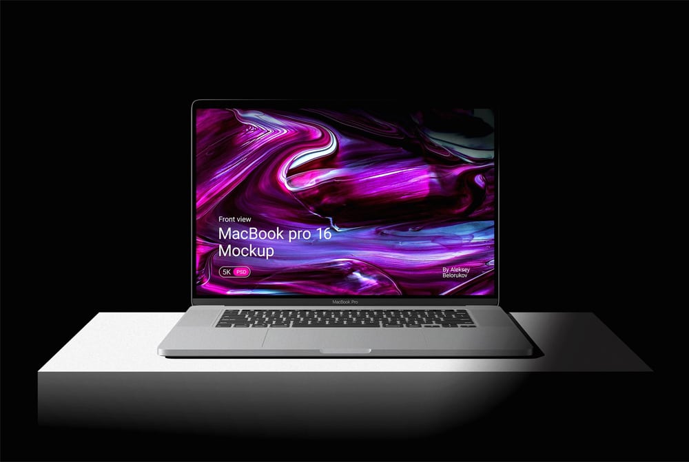 Download Macbook Pro 16 Mockup Front View » CSS Author