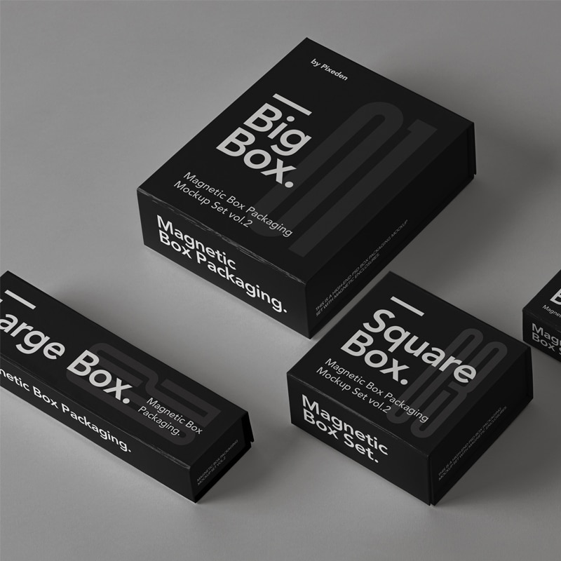 Download Magnetic PSD Box Packaging Mockup Set » CSS Author