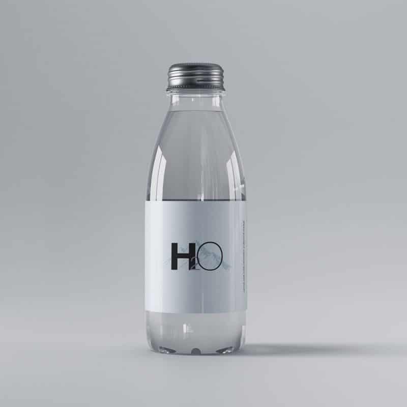 Download Mini Glass Water Bottle Mockup » CSS Author