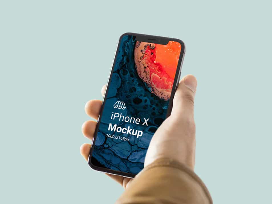 Download IPhone X In Hand Mockup » CSS Author