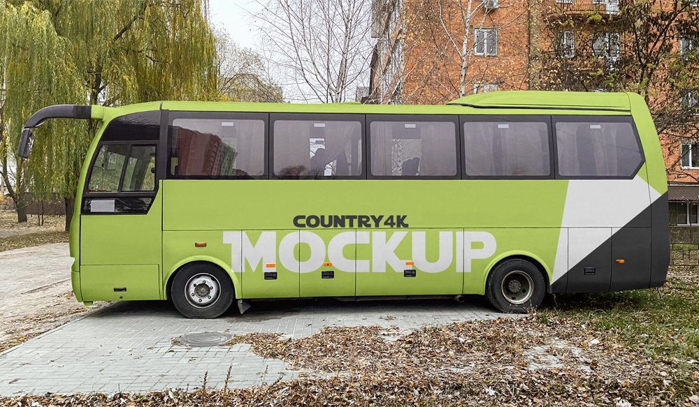 Download Free City Bus Mockup » CSS Author