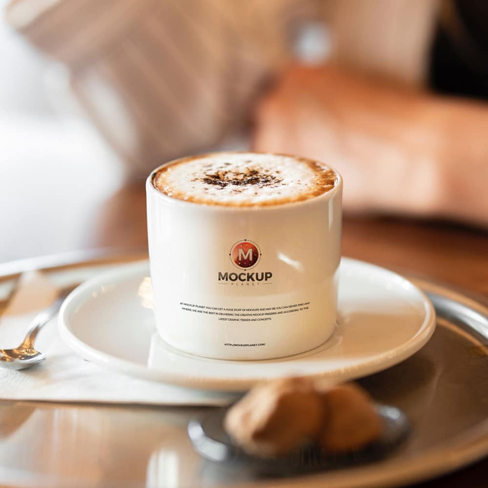 Free Coffee Cup Logo Mockup Design » CSS Author