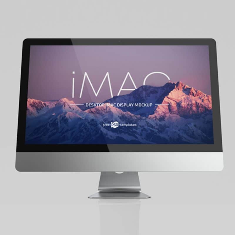 Free Desktop IMac Display Mockup Template In PSD » CSS Author