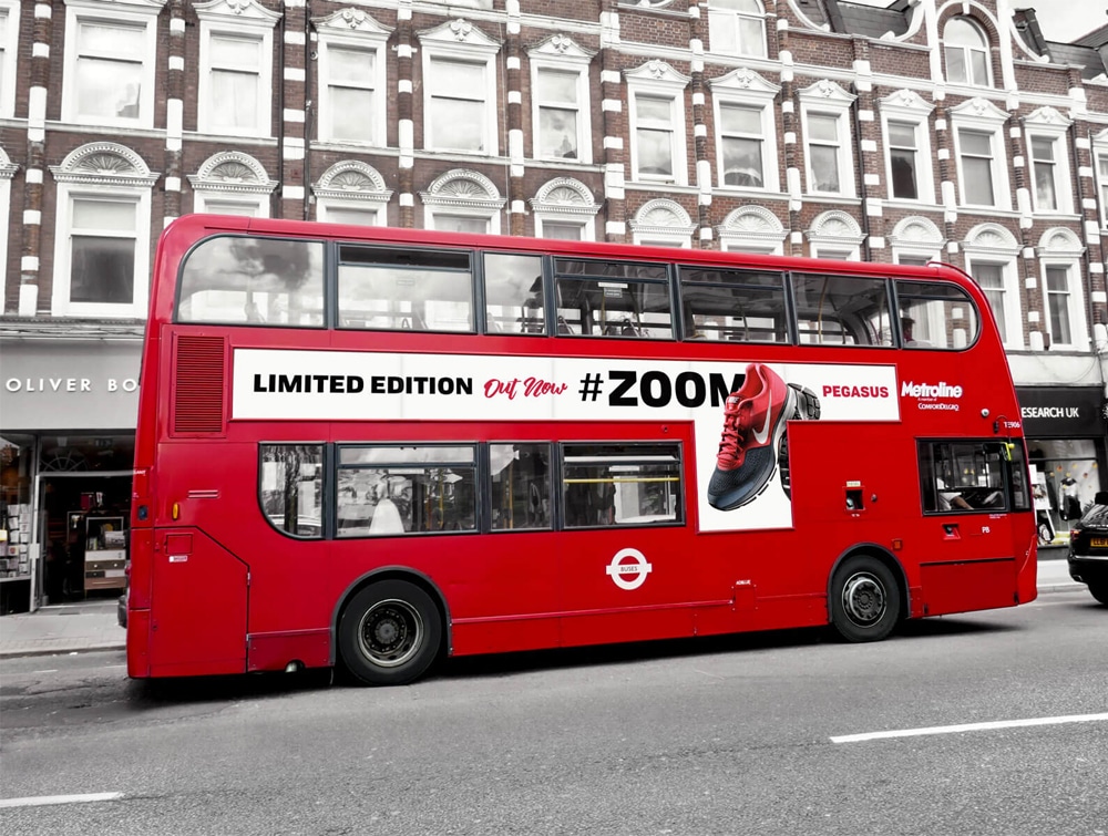 Free London Bus Vehicle Branding Mockup PSD » CSS Author